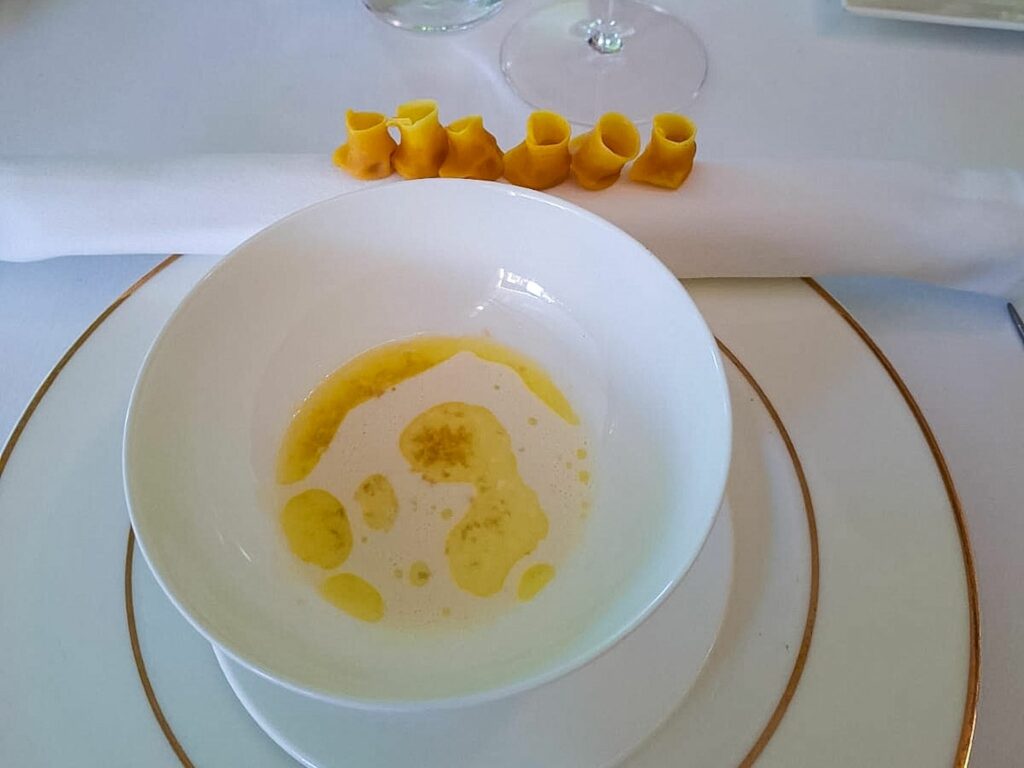 Zucca, zola e zenzero dell' Osteria della Brughiera di Cortinovis