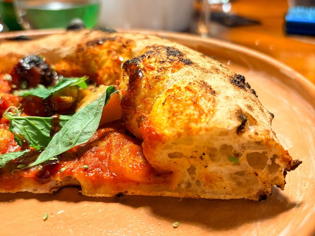 L'alveolatura della pizza.