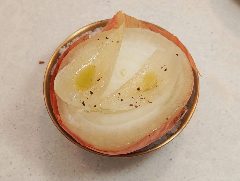 Cipolla cotta sotto cenere di Charleston Palermo
