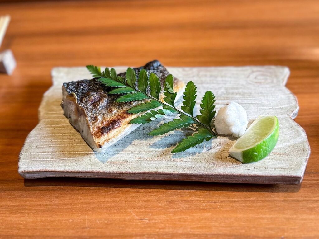 Branzino alla griglia Iyo Omakase