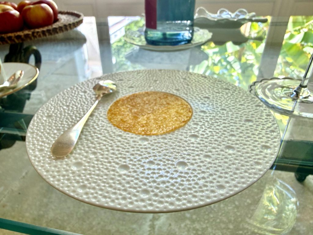 Crème brûlée di Les Prés d'Eugénie