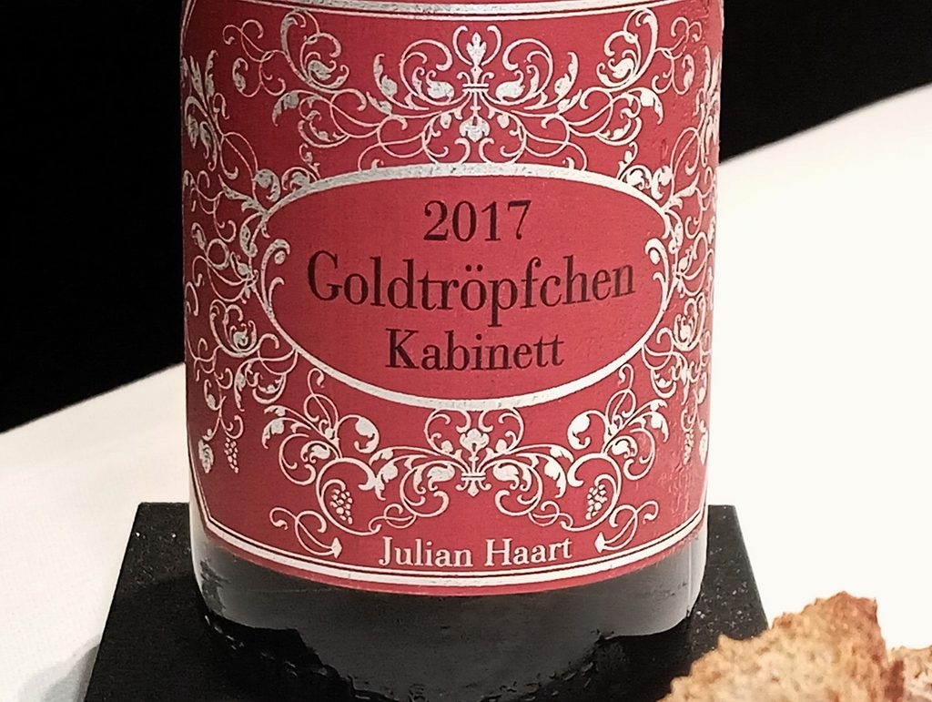 Riesling Julian Haart Goldtropfchen 2017 di President Pompei