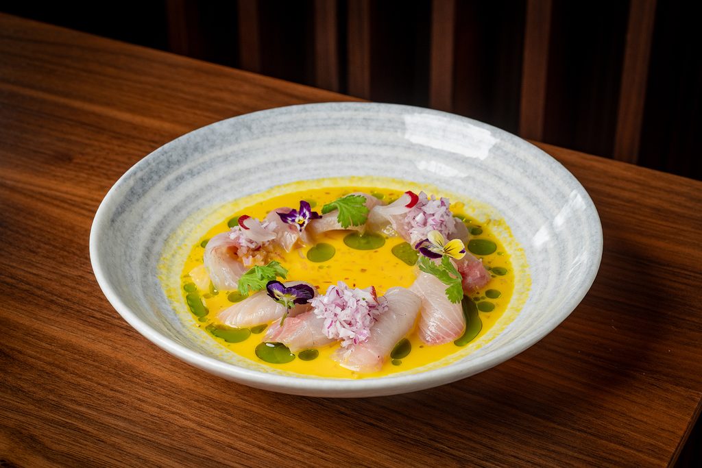 Trilogia di ceviche blanc.