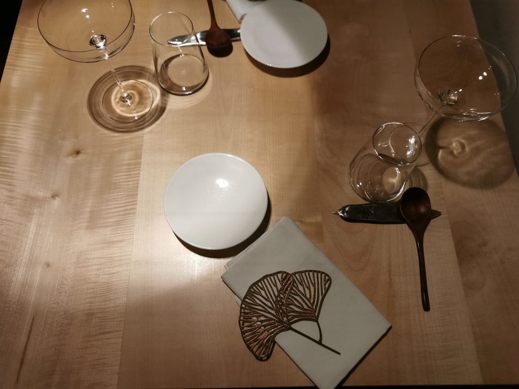 La mise en place di Glass Hostaria