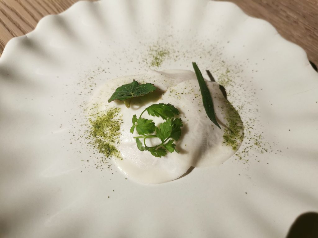 Capasantacruda – carciofi bergamotto e tamarindo