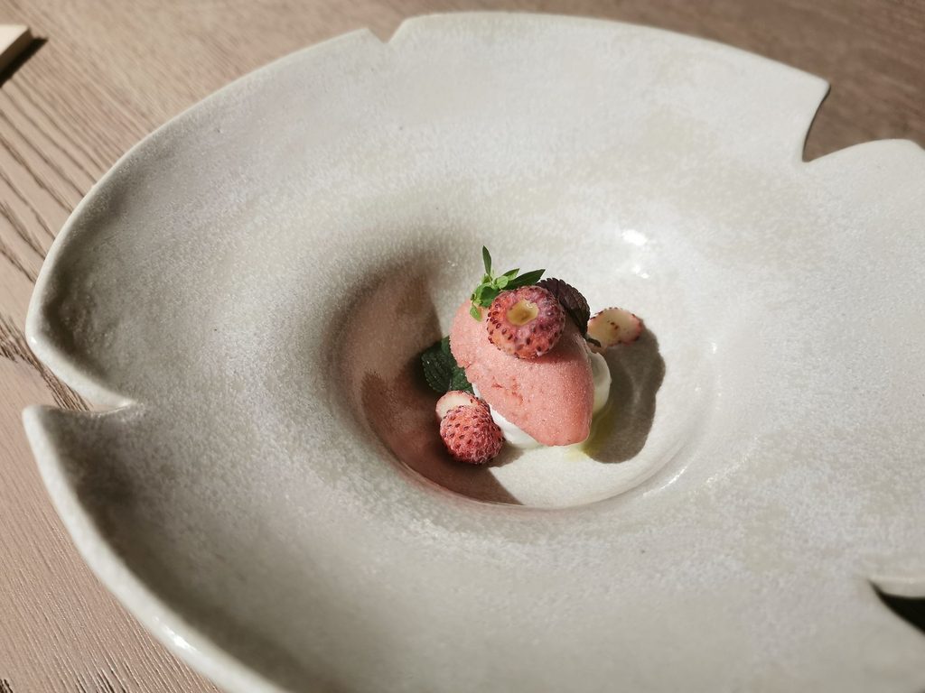 Sorbetto di fragoline di bosco