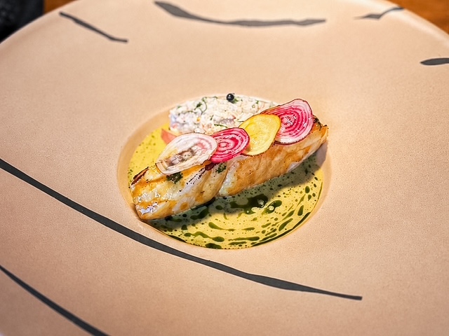 Rombo e beurre blanc di Ikoyi