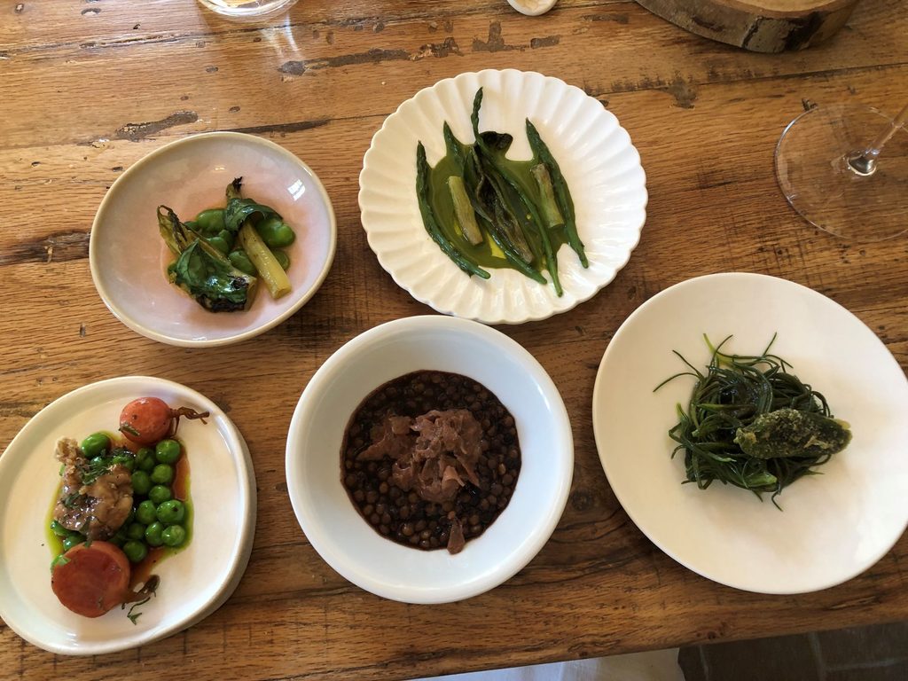 Antipasto all’italiana del ristorante Une di Giulio Gigli 