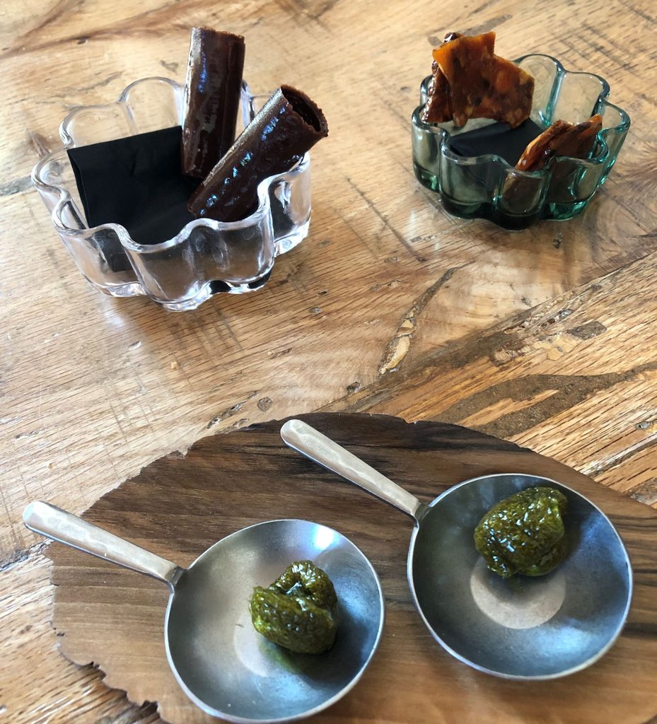 Petit fours del ristorante Une di Giulio Gigli 